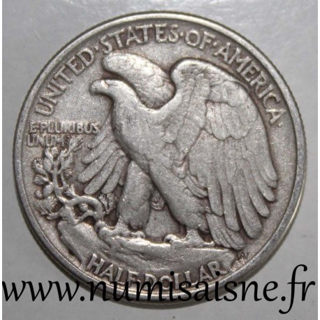 ÉTATS UNIS - KM 142 - 1/2 DOLLAR 1942 - LIBERTY WALKING