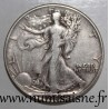 ÉTATS UNIS - KM 142 - 1/2 DOLLAR 1942 - LIBERTY WALKING