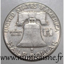 UNITED STATES - KM 199 - 1/2 DOLLAR 1961 - Benjamin Franklin