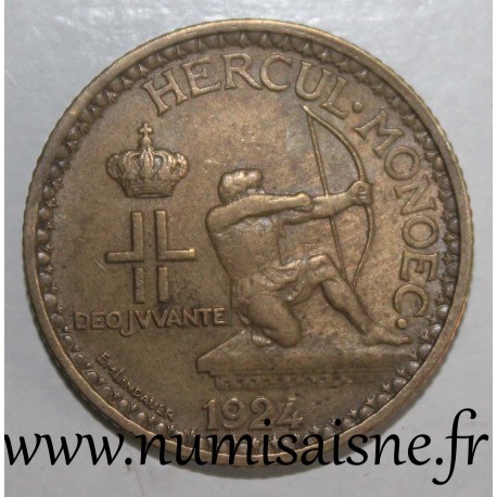 MONACO - KM 129 - 2 FRANCS 1924 - Poissy