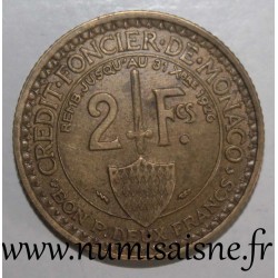 MONACO - KM 129 - 2 FRANCS 1924 - Poissy