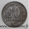 GERMANY - KM 20 - 10 PFENNIG 1917 A - Berlin