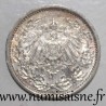 GERMANY - KM 17 - 1/2 MARK 1915 A - Berlin