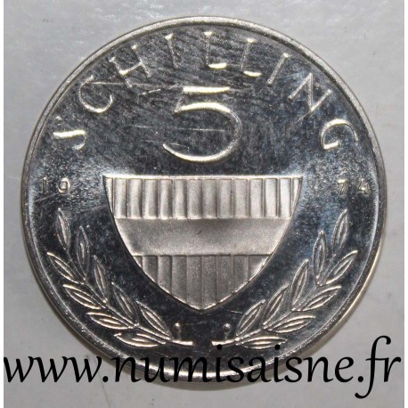 AUTRICHE - KM 2889a - 5 SCHILLING 1974 AUTRICHE - KM 2889a - 5 SCHILLING 1974