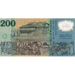 SRI LANKA - PICK 114  b - 200 RUPEES - 04/02/1998