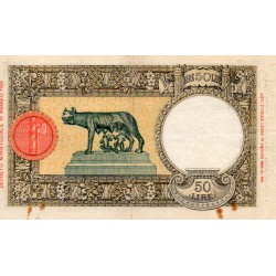 ITALY - PICK 54 a - 50 LIRE - 16/12/1936