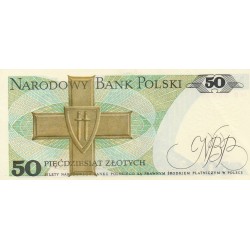 POLAND - PICK 142 c - 50 ZLOTYCH - 01/12/1988