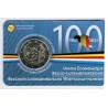 BELGIUM - 2 EURO 2021 - 100 YEARS OF ECONOMIC UNION - Coincard