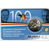 BELGIUM - 2 EURO 2021 - 100 YEARS OF ECONOMIC UNION - Coincard