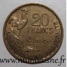 FRANKREICH - KM 916 - 20 FRANCS 1950 - TYP G. GUIRAUD - 3 Gefieder