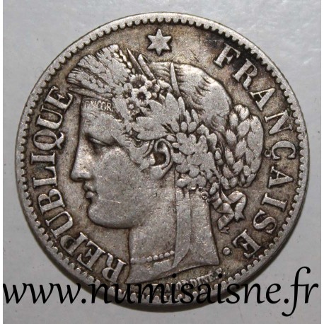 FRANCe - KM 817 - 2 FRANCS 1887 A - TYPE CERES