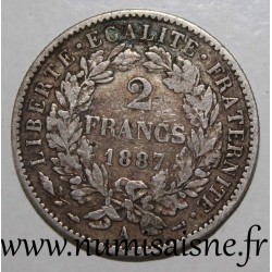 FRANCe - KM 817 - 2 FRANCS 1887 A - TYPE CERES