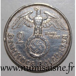 GERMANY - KM 93 - 2 MARK 1938 A - Berlin