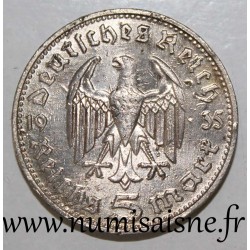 DEUTSCHLAND - KM 86 - 5 MARK 1935 D - München