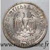ALLEMAGNE - KM 86 - 5 MARK 1935 D - Munich