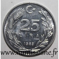 TURQUIE - KM 975 - 25 LIRA 1985