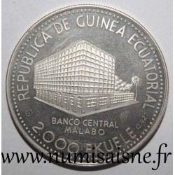 ÄQUATORIALGUINEA - KM 55 - 2000 EKUELE 1980 - Zebra