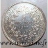 FRANCE - KM 820 - 5 FRANCS 1877 A - Paris - TYPE HERCULE