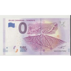 SPAIN - TOURISTIC 0 EURO SOUVENIR NOTE - CANARY ISLANDS - TENERIFE - 2019