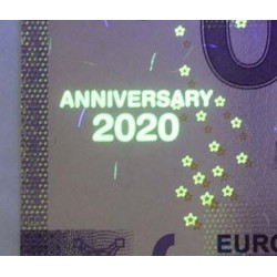 SPAIN - TOURISTIC 0 EURO SOUVENIR NOTE - BARCELONA - 2020