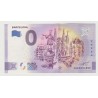 SPAIN - TOURISTIC 0 EURO SOUVENIR NOTE - BARCELONA - 2020