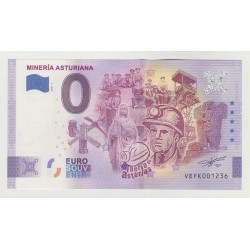 ESPAGNE - BILLET DE 0 EURO SOUVENIR - MINERIA ASTURIANA - 2021