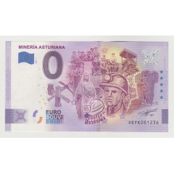 SPANIEN - TOURISTISCH 0 EURO SOUVENIR-SCHEINE - MINERIA ASTURIANA - 2021