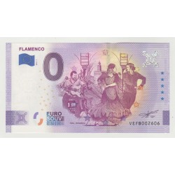 SPAIN - TOURISTIC 0 EURO SOUVENIR NOTE - FLAMENCO - 2021