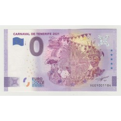 ESPAGNE - BILLET DE 0 EURO SOUVENIR - CARNAVAL DE TENERIFE - 2021