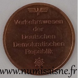 GERMANY - MEDAL - TRANSPORTATION OF THE DEMOCRATIC REPUBLIC OF GERMANY