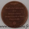 ALLEMAGNE - MÉDAILLE - TRANSPORT DE LA REPUBLIQUE DEMOCRATIQUE D'ALLEMAGNE