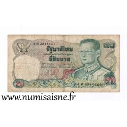 THAILANDE - PICK 88 - 20 BAHT - 1981 - SIGN 60