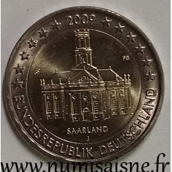 GERMANY - 2 EURO 2009 J - Hamburg - SAARLAND - Ludwigskirche Church