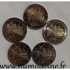 ALLEMAGNE - 2 EURO 2010 - BREMEN - 5 ATELIERS A+D+F+G+J - SUP/FDC