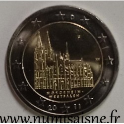 GERMANY - 2 EURO 2011 F - Stuttgart - WESTFALEN - Cologne Cathedral