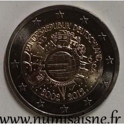 GERMANY - 2 EURO 2012 J - Hamburg - 10 YEARS OF THE EURO