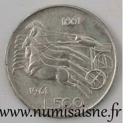 ITALIE - KM 99 - 500 LIRE 1961
