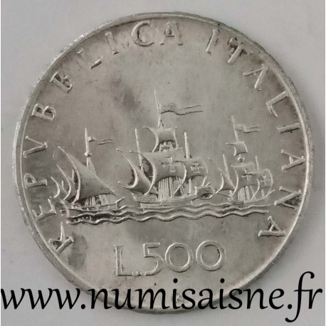 ITALIE - KM 98 - 500 LIRE 1966