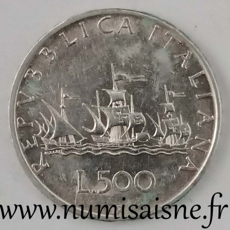 ITALY - KM 98 - 500 LIRE 1958