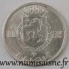 BELGIUM - KM 139 - 100 FRANCS 1949 - DYNASTY - Offset at 7 o'clock