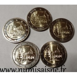 GERMANY - 2 EURO 2013 - Mint marks A D F J G - MAULBRONN MONASTERY
