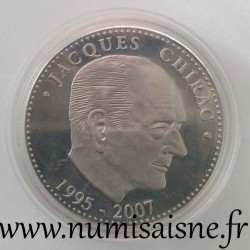 FRANCE - MÉDAILLE - PRÉSIDENT JACQUES CHIRAC - 1995 - 2007