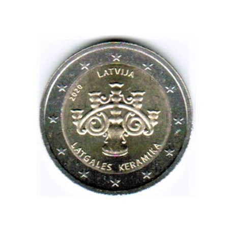 LATVIA - 2 EURO 2020 - LATGALIAN CERAMIC