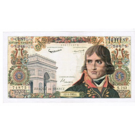 FAY 59/21 - 100 NOUVEAUX FRANCS BONAPARTE - 02/05/1963 - SUPERBE - PICK 144