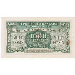 FAY VF 13/2 - 1000 FRANCS MARIANNE - 1945 - SUPERBE - PICK 108