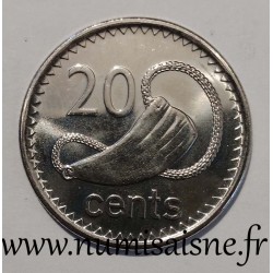 FIJI - KM 53 a - 20 CENTS 2009 - Tabua