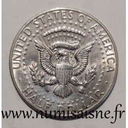 ÉTATS UNIS - KM 202a - 1/2 DOLLAR 1967 - KENNEDY