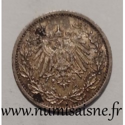 GERMANY - KM 17 - 1/2 MARK 1906 A - Berlin