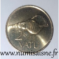 VANUATU - KM 4 - 2 VATU 1995 - Charonia tritonis - Triton's trumpet