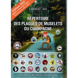 REPERTOIRE DES MUSELETS DE CHAMPAGNE LAMBERT - ERGÄNZUNG EDITION 2021